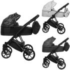 Musse Boss Kombi Kinderwagen 2in1 mit Babywanne + Sportwagenaufsatz / Buggy oder 3in1 + Babyschale / Autoschale, 3 Farben